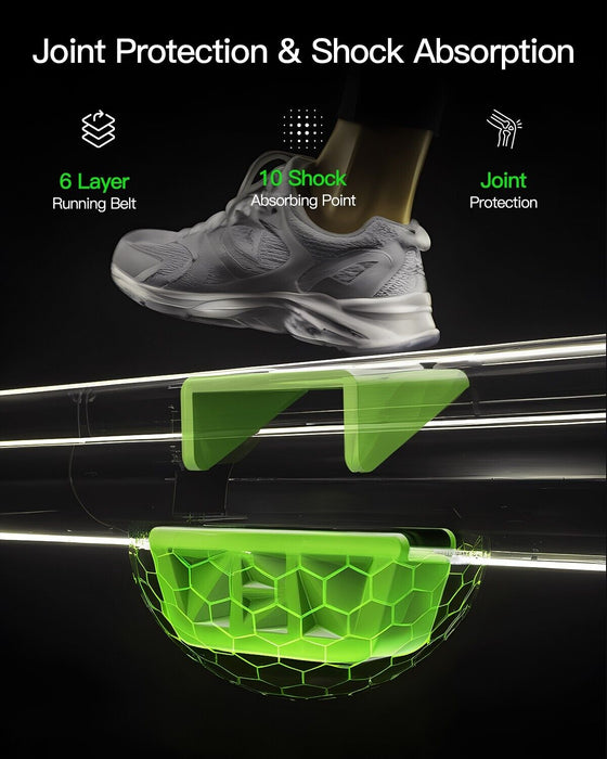 300LBS Portable Walking Pad with Incline Quiet Under Desk Treadmill - Monsta Online