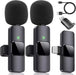 Compact Wireless Lavalier Microphone Kit for Clear Audio on Android and iPhone - Monsta Online