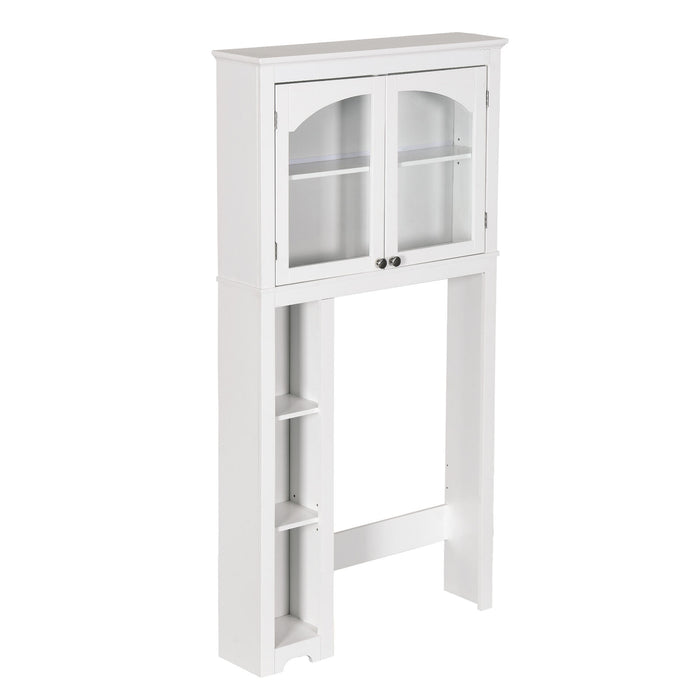 Modern Over The Toilet Cabinet with 2 Doors and Customizable Shelving - Monsta Online