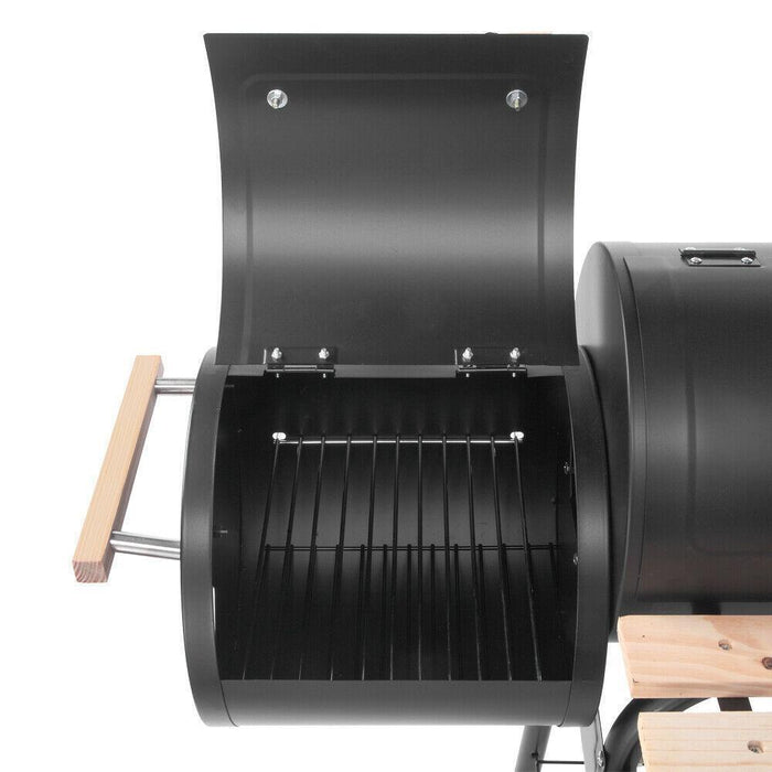 Authentic Barrel - Style Outdoor Charcoal Grill for Camping and Backyard Cookouts - Monsta Online