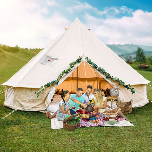 Luxury 8 - Person Camping Yurt Tent with Roomy Interior for Family Adventures - Monsta Online