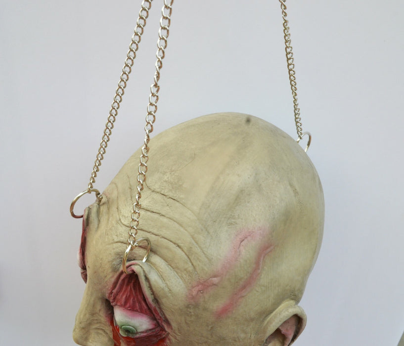 Life - Size Halloween Hanging Zombie Head Creepy Prop - Monsta Online