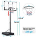Pro - Style 10FT Portable Basketball Hoop With Telescoping Adjustment - Monsta Online