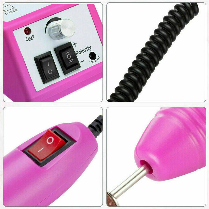 Professional Electric Nail File Machine Set for Flawless Nail Care - Monsta Online