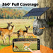 Camouflage Solar Trail Camera 2.5K with Instant Alerts and Night Vision - Monsta Online