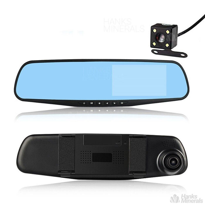 Dual Dashboard Rearview Mirror Camera With 1080P HD Recording - Monsta Online
