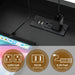 Modern LED Nightstand with Built - in Charging Station and Spacious Storage - Monsta Online