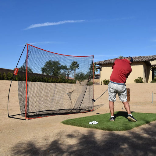 Premium 10x7ft Golf Hitting Practice Net with Carry Bag for Home and Outdoor Practice - Monsta Online