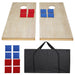 Solid - Wood 4x2FT Regulation Size Cornhole Set with 8 Toss Bean Bags - Monsta Online