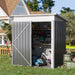 Heavy - Duty 5x3FT Metal Outdoor Garden Shed for Tools and Equipment Storage - Monsta Online