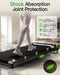 300LBS Portable Walking Pad with Incline Quiet Under Desk Treadmill - Monsta Online