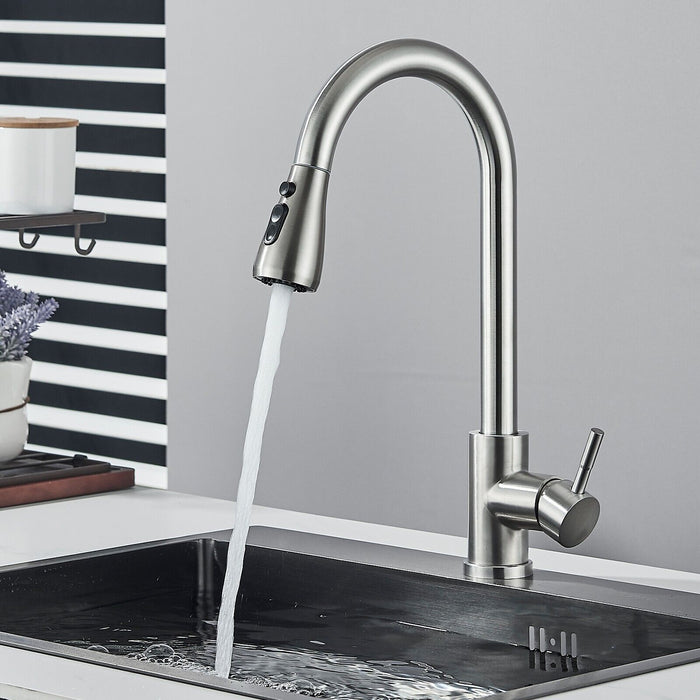 Chef’s Choice Single - Handle Kitchen Sink Faucet with Pull - Down Sprayer - Monsta Online