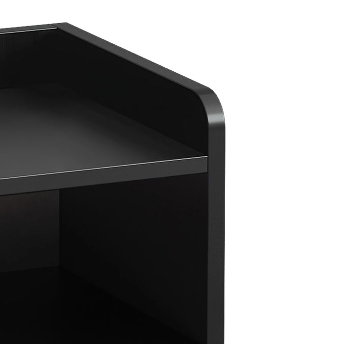 Modern LED Nightstand with Built - in Charging Station and Spacious Storage - Monsta Online