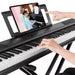 Weighted 88 Key Digital Piano Keyboard with Powerful Sound Pedal and Stable Stand - Monsta Online