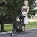 Premium Foldable 3 Wheel Pet Stroller with Cup Holder for Dogs and Cats - Monsta Online