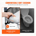 Non - Slip 350LBS Toilet Seat Riser for Seniors with Padded Arms - Monsta Online