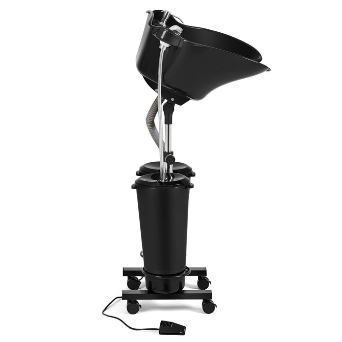 Portable Salon Shampoo Bowl with Electric Pump and Dual Spray Heads - Monsta Online
