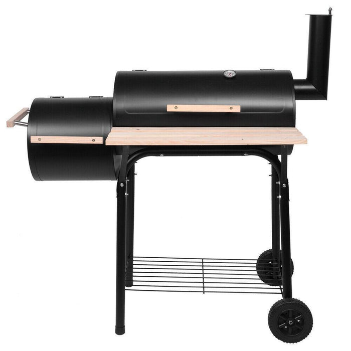 Authentic Barrel - Style Outdoor Charcoal Grill for Camping and Backyard Cookouts - Monsta Online