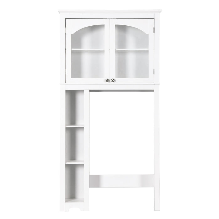 Modern Over The Toilet Cabinet with 2 Doors and Customizable Shelving - Monsta Online