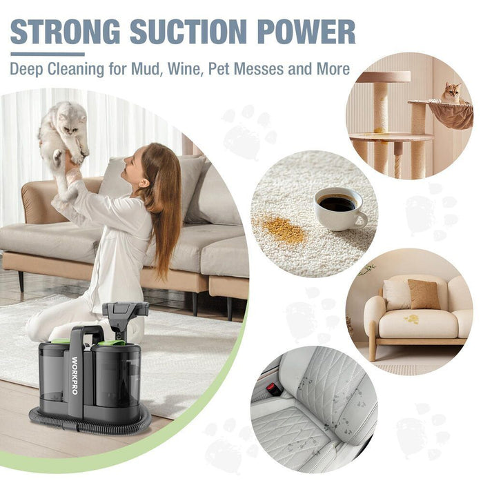 Portable Carpet Spot Upholstery Cleaner Machine For Deep Stain Removal - Monsta Online