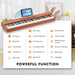 Weighted 88 Key Digital Piano Keyboard with Powerful Sound Pedal and Stable Stand - Monsta Online