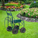 Portable Garden Hose Reel Cart with Wheels and Storage Basket - Monsta Online