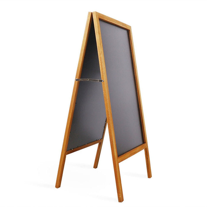 Double - Sided Magnetic Chalkboard - 40" x 20" Large Rustic Chalk Board for Business, Weddings, and Menus - Monsta Online