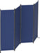 Foldable 4 Panel Privacy Screen Room Divider 88" with Freestanding Stability for Any Space - Monsta Online