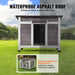 Premium Wooden Outdoor Cat House with Protective Openable Roof and Cozy Window - Monsta Online