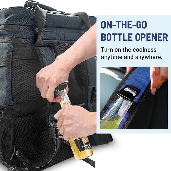 Heavy - Duty 30L Cooler Insulated Backpack with Leakproof Design for Camping and Travel - Monsta Online