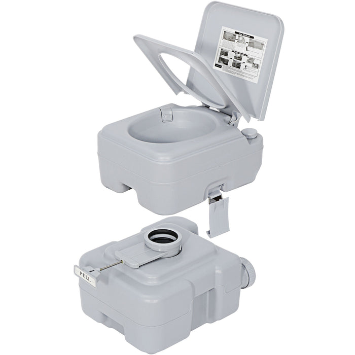 Large 6.6gal Portable Potty Toilet for Camping and Home Emergency - Monsta Online