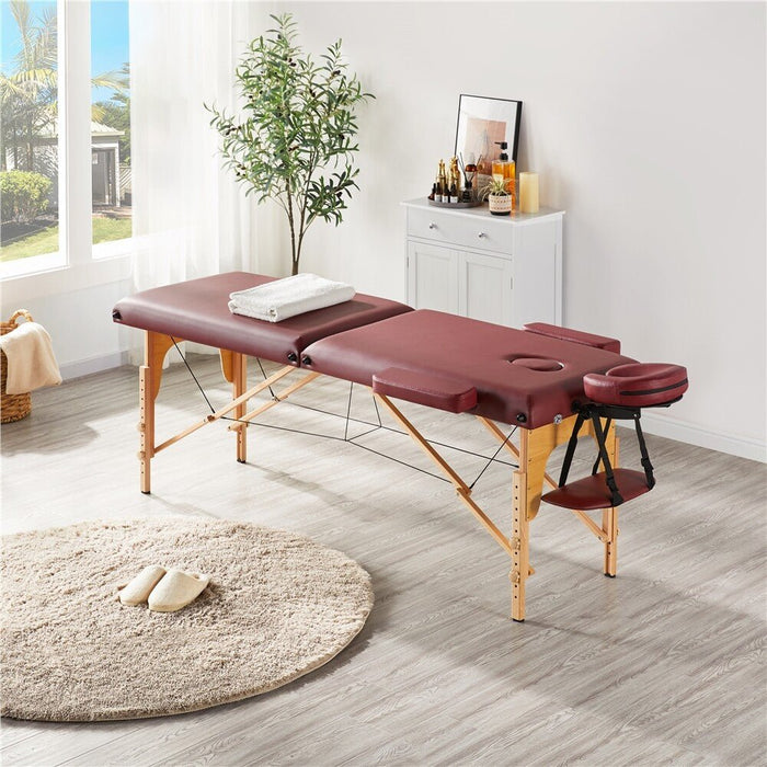 Pro - Grade Folding Massage Table with Adjustable Headrest and Arm Supports - Monsta Online