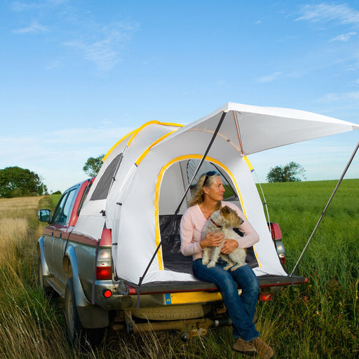Waterproof Pickup Truck Bed Tent with Awning for 2 - 3 Person Outdoor Adventures - Monsta Online