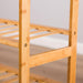Sturdy 4 Tier Entryway Wooden Shoe Rack Organizer with Open Storage Shelves - Monsta Online