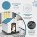 Weatherproof Folding Dog House – All - Season Comfort and Protection for Your Pet - Monsta Online