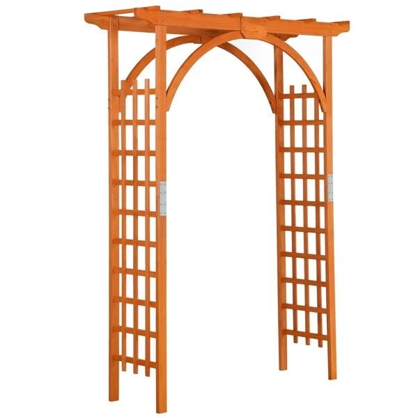 Elegant 7FT Wooden Garden Trellis for Climbing Plants - Monsta Online