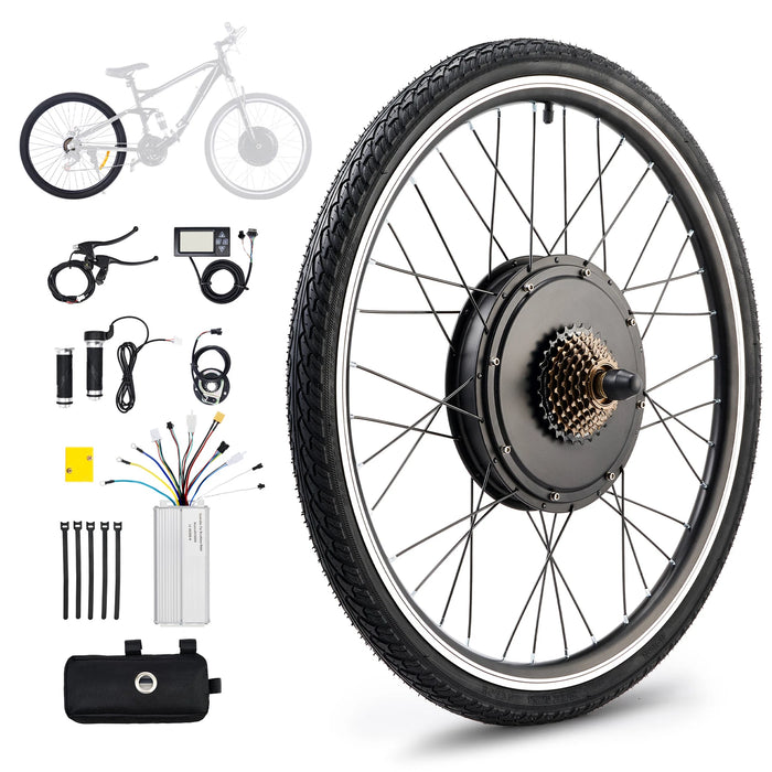1000W High - Performance eBike Conversion Kit 48V Rear Wheel with Digital Display - Monsta Online