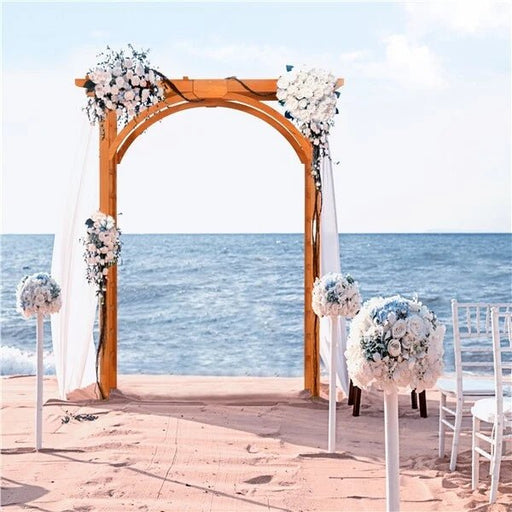 Elegant 7FT Wooden Garden Trellis for Climbing Plants - Monsta Online