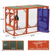 Large Wooden Catio Outdoor Cat Enclosure for Multiple Cats and Playtime Freedom - Monsta Online