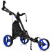 Premium Folding Golf Push Cart with Adjustable Ergonomic Handle and Storage Bag - Monsta Online