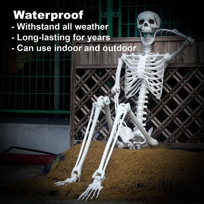 6FT Creepy Halloween Hanging Skeleton Decoration - Monsta Online