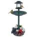 Elegant 3 - in - 1 Solar - Powered Bird Bath with Feeder and Flower Planter - Monsta Online
