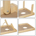 Solid - Wood 4x2FT Regulation Size Cornhole Set with 8 Toss Bean Bags - Monsta Online