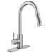 Ergonomic Single - Handle Pull - Down Kitchen Faucet with Pull Down Sprayer - Monsta Online