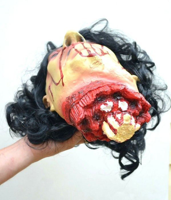 Life - Size Halloween Hanging Zombie Head Creepy Prop - Monsta Online