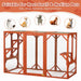 Large Wooden Catio Outdoor Cat Enclosure for Multiple Cats and Playtime Freedom - Monsta Online