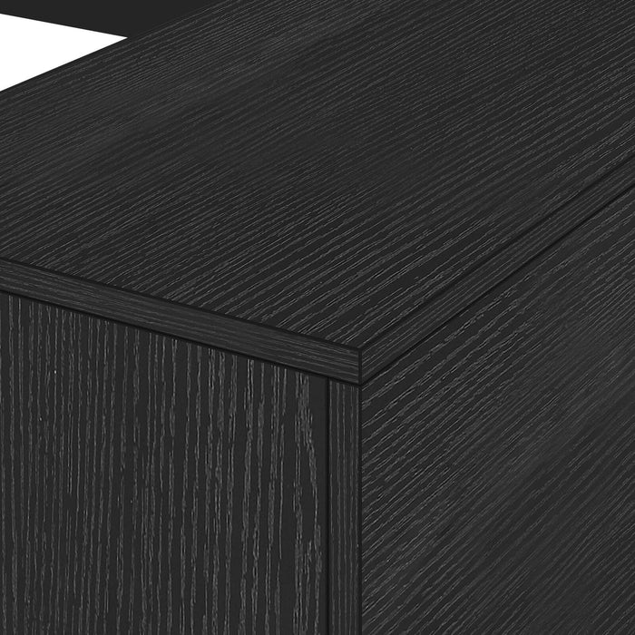 40" Modern LED Coffee Table with Hidden Storage Drawers and Charging Station - Monsta Online