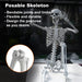 6FT Creepy Halloween Hanging Skeleton Decoration - Monsta Online