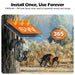 Camouflage Solar Trail Camera 2.5K with Instant Alerts and Night Vision - Monsta Online