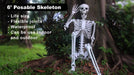 6FT Creepy Halloween Hanging Skeleton Decoration - Monsta Online